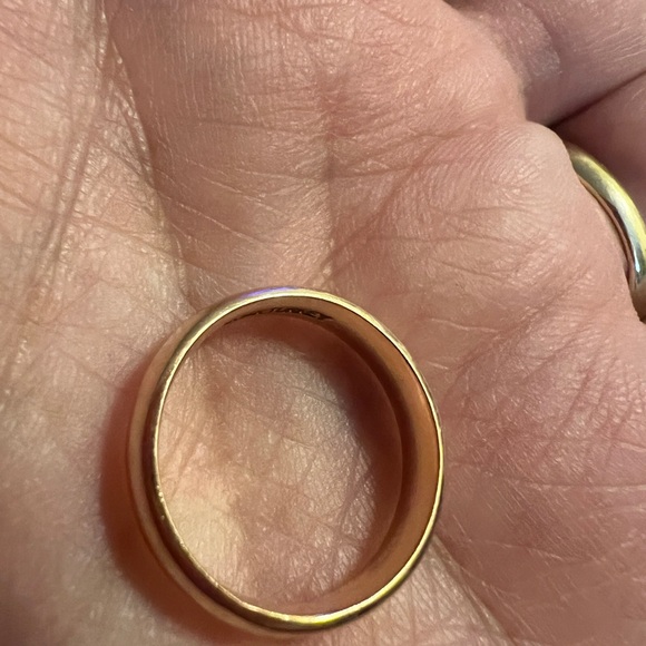 14K Rose Gold Band• Sz 6 - Picture 2 of 6